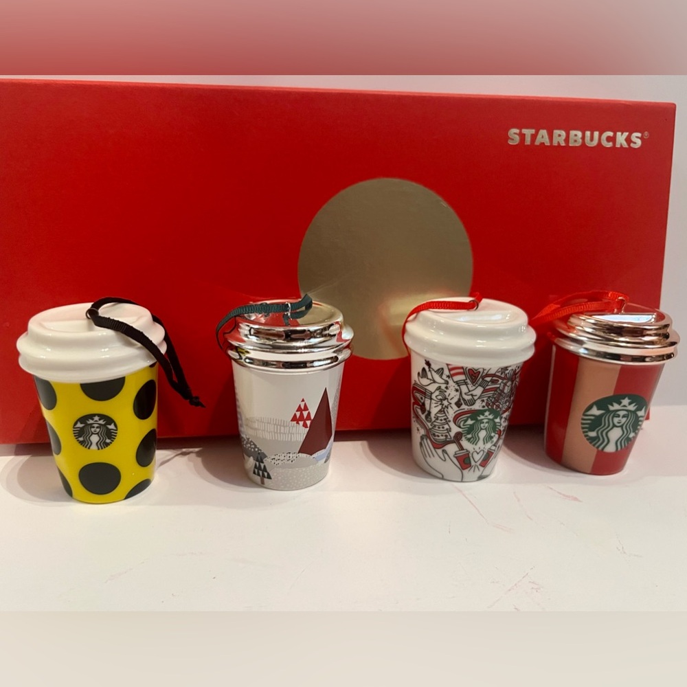 Starbucks Holiday Ornaments 2015-2018